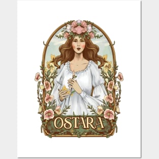 Vintage Blessed Ostara Posters and Art